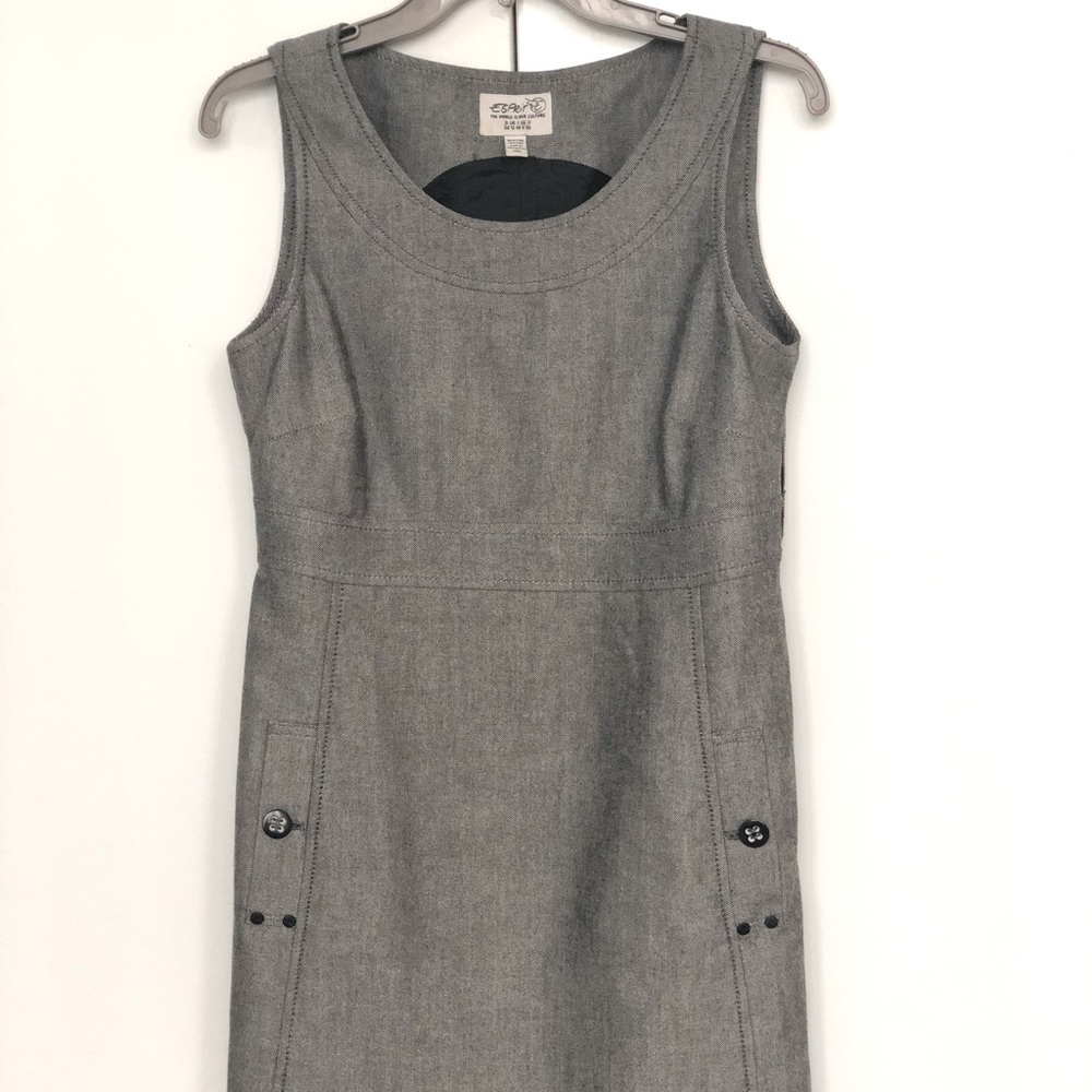 ❤️- ❤️ Wool tweed shift dress by Esprit with side zip, pockets and great det…